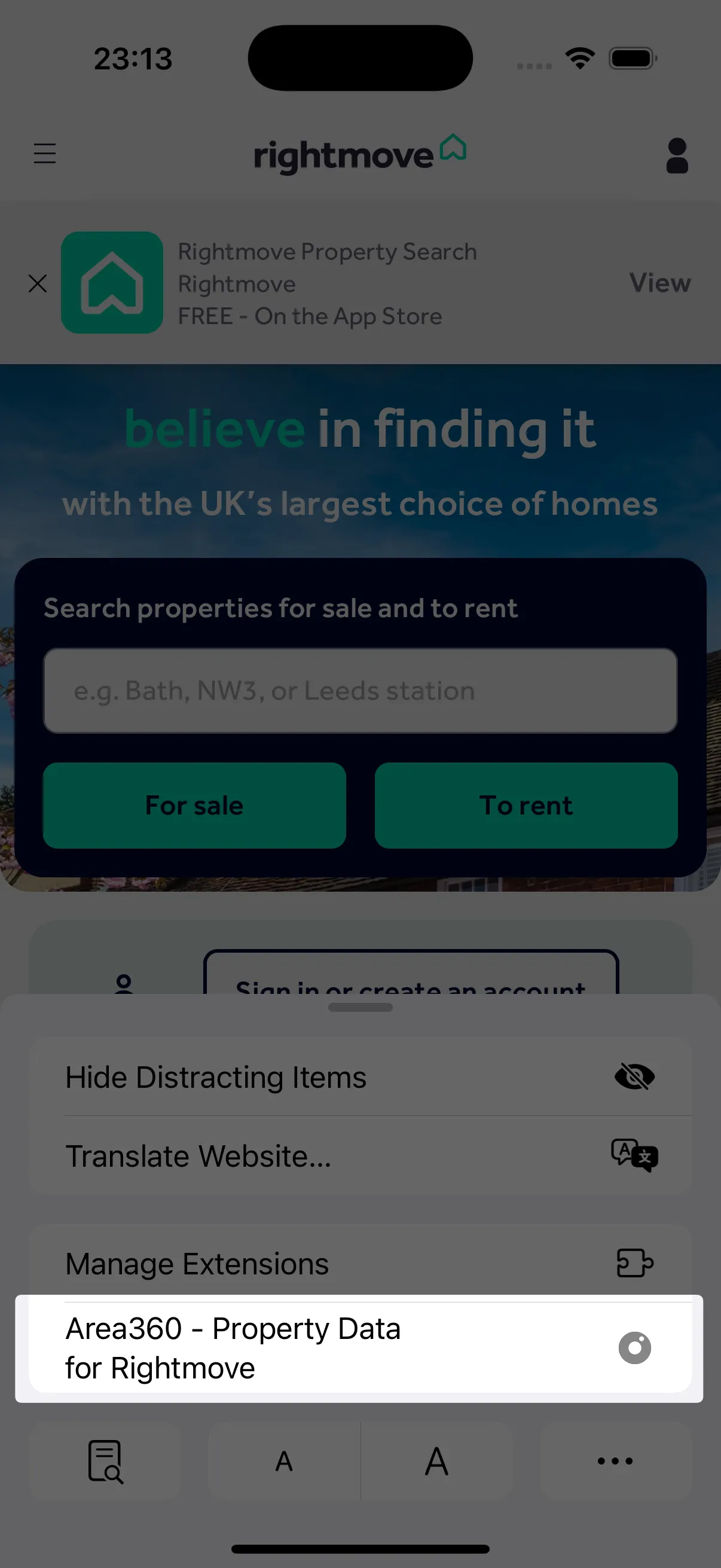 Area360 Safari - Step 4